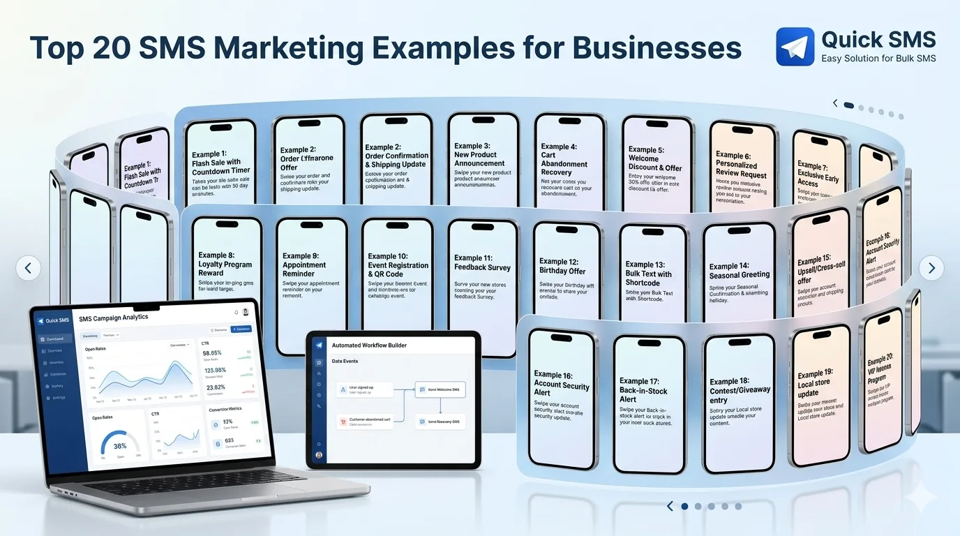 Top 20 SMS Marketing Examples for Businesses